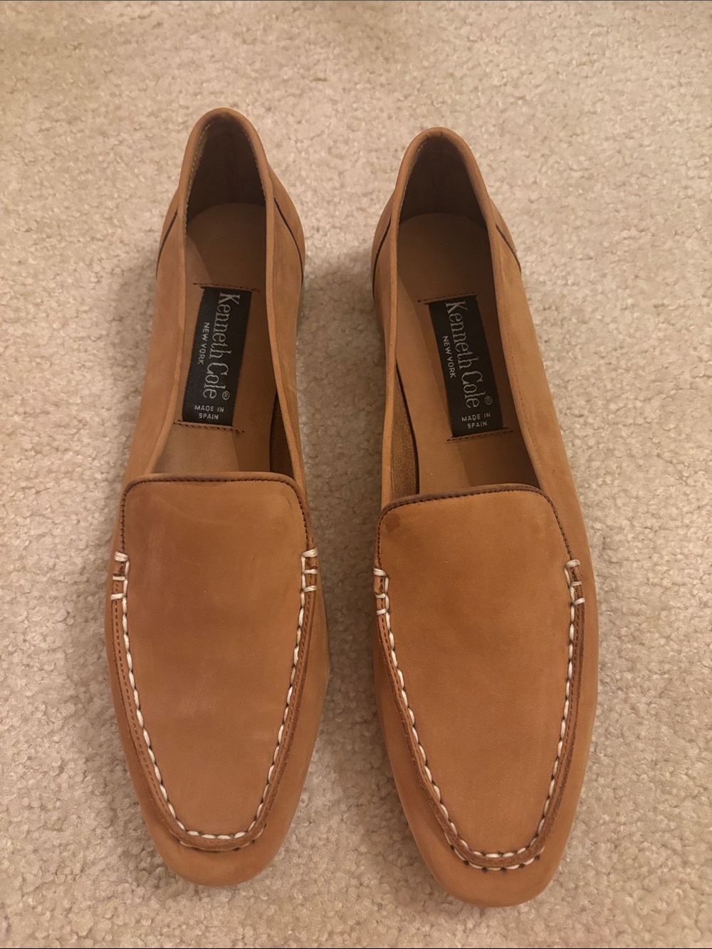 KENNETH COLE | Kenneth Cole New York Tan Suede Slip-On Loafers, size 9